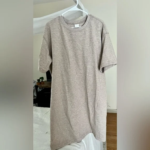 h&m fitted t shirt dress Nahla Dress Black Metallic Jersey Gown High Neckline main image 1
